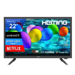 Smart TV 22 pouces HEMING – Android, 12V 24V 220V – spéciale camping-car, camion, van et bateau