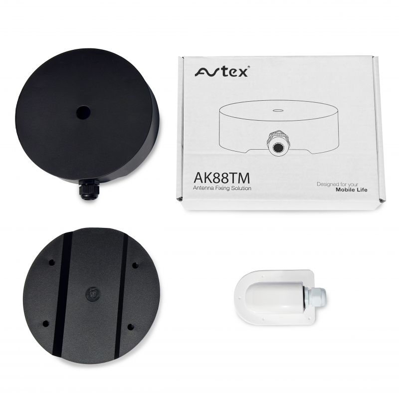 Base de fixation fourgon pour antenne 5G AVTEX AT5010