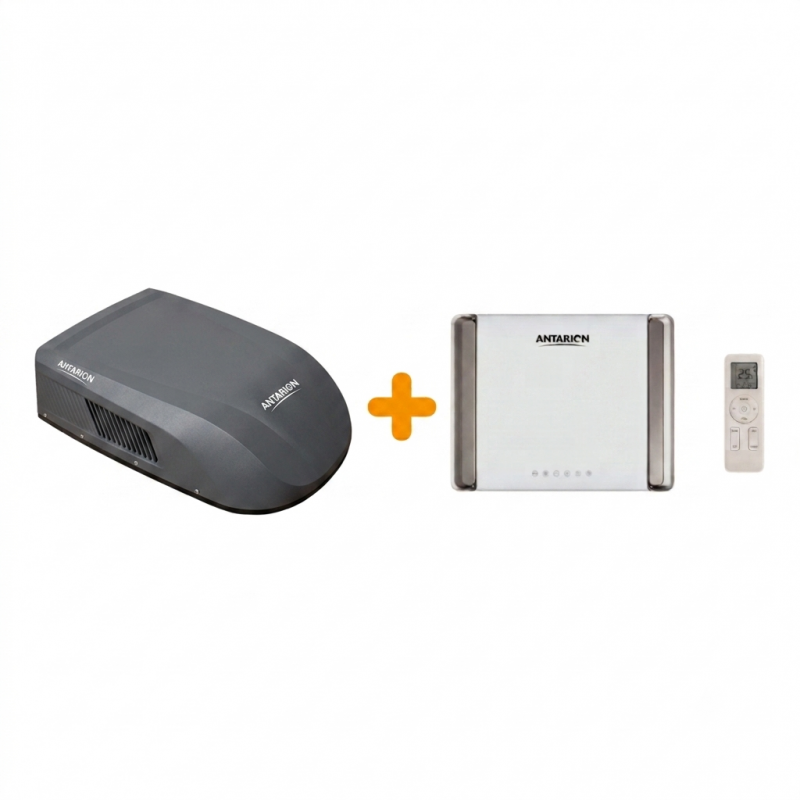 Climatiseur 2650W exterieur Gris/ interieur Blanc ANTARION