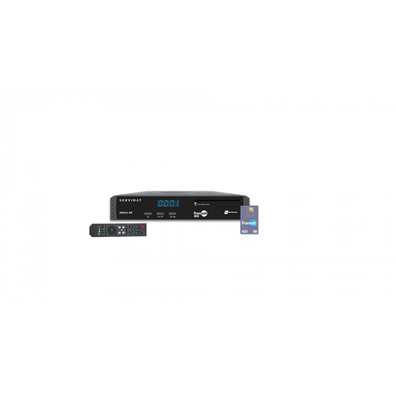 Démodulateur FRANSAT SIRIUS 4K SERVIMAT AA0220