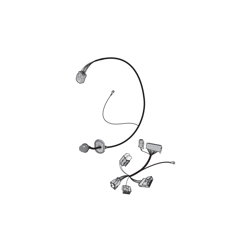 Faisceau JAEGER fourgon Renault Master IV 09/24+ sans précablage 13 broches