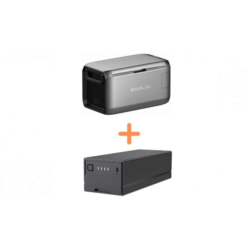 Kit glacière 45L ECOFLOW + Extra batterie