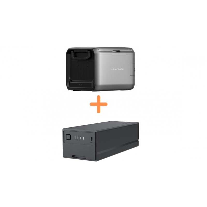 Kit glacière 55L ECOFLOW + Extra Batterie
