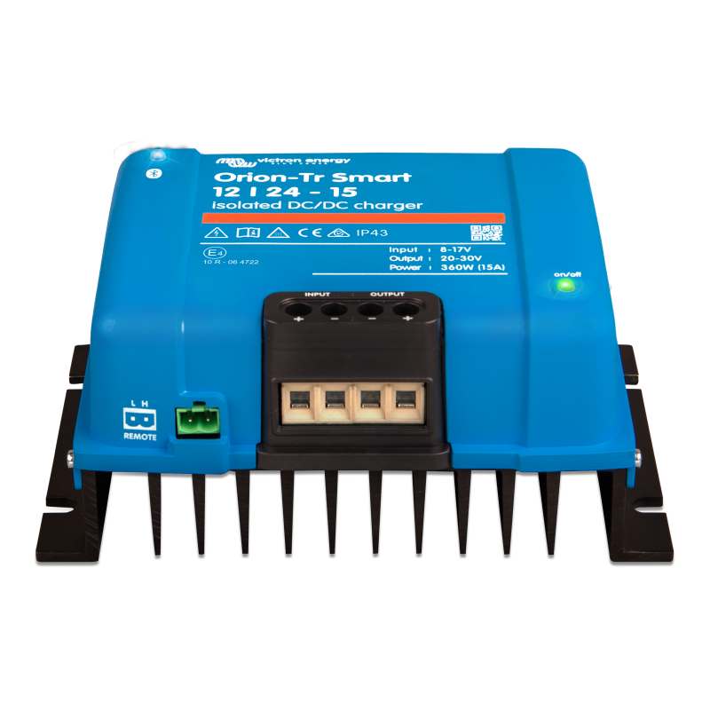 Chargeur Smart Orion-Tr 12/24 - 15A Isolé VICTRON